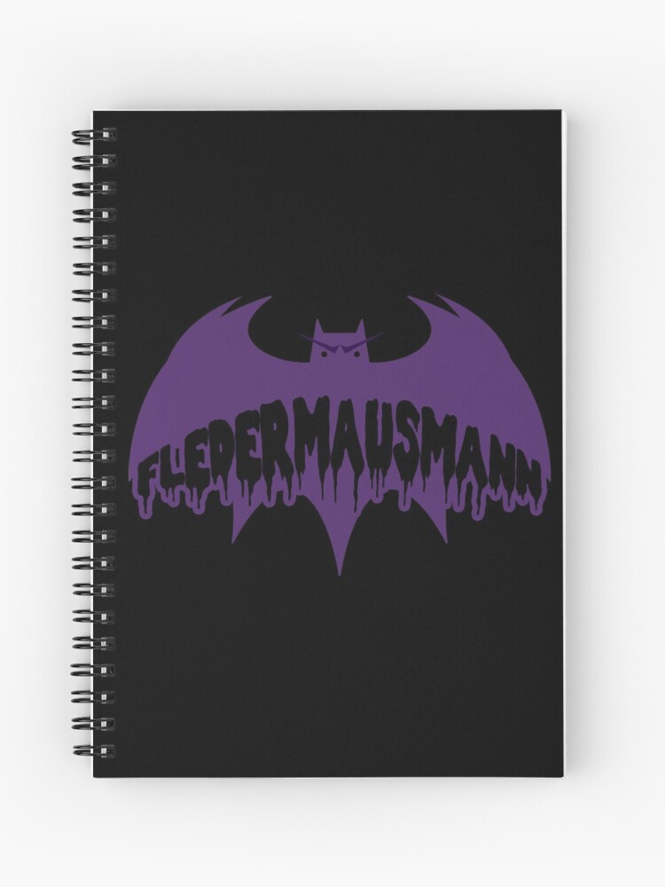 Cuaderno de espiral «Batman Bat Hero Halloween Vampire Chistes» de  vulpesmedia | Redbubble