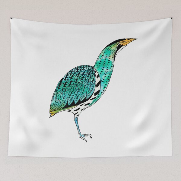 Aperçu de l'œuvre Collection d'oiseaux en voie de disparition | Bleu, bleu, bleu ciel, bleu ciel créée et vendue par inkhivecreative.