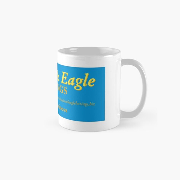 Michael and Eagle Lettings Funny Gift Stath Lets Flats Coffee Mug