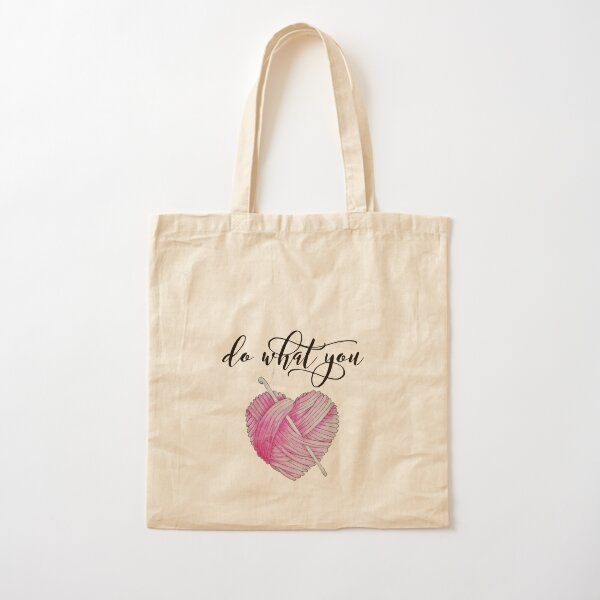 Script Love Heart - Small Word Art Tote Bag Small / Navy