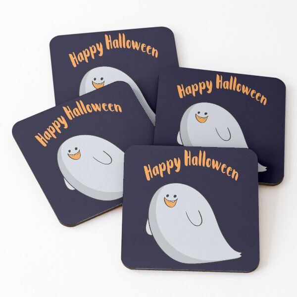 Item preview, Happy Halloween Friendly Ghost designed and sold by madtoyman.
