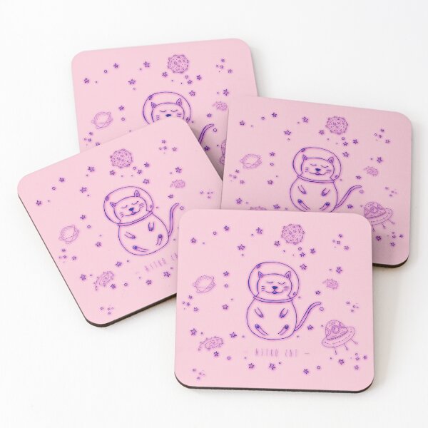 Item preview, Pink Astro Cat designed and sold by Alessia Green.