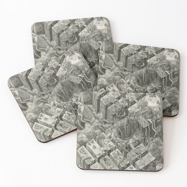 U-Pull-It Coasters (Set of 4)