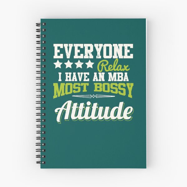 Item preview, I Have an MBA - Most Bossy Attitude designed and sold by EdifyEra.