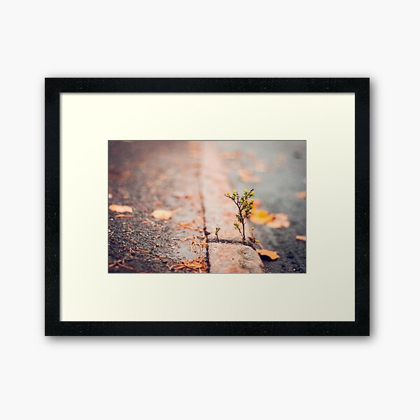 Breaking through Framed Art Print