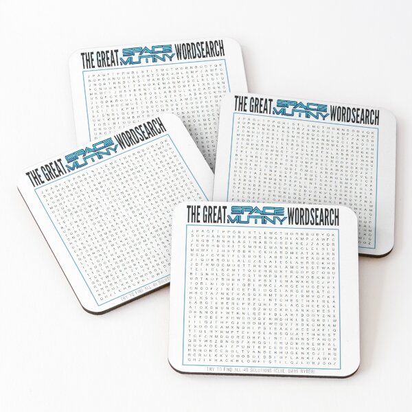 Item preview, The Great Space Mutiny Wordsearch designed and sold by TimelessJourney.
