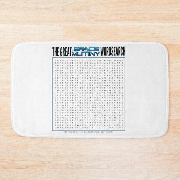 Item preview, The Great Space Mutiny Wordsearch designed and sold by TimelessJourney.