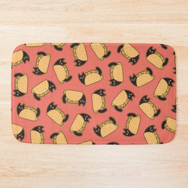Item preview, Taco Cat Pattern with Black Cats designed and sold by evannave.