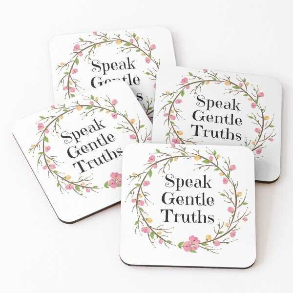 Item preview, Gentle Truth Cute Funny Gift Sarcastic Happy Fun Introvert Awkward Geek Hipster Silly Inspirational Motivational Birthday Present T-Shirt designed and sold by EpsilonEridani.