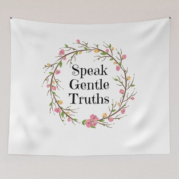 Item preview, Gentle Truth Cute Funny Gift Sarcastic Happy Fun Introvert Awkward Geek Hipster Silly Inspirational Motivational Birthday Present T-Shirt designed and sold by EpsilonEridani.