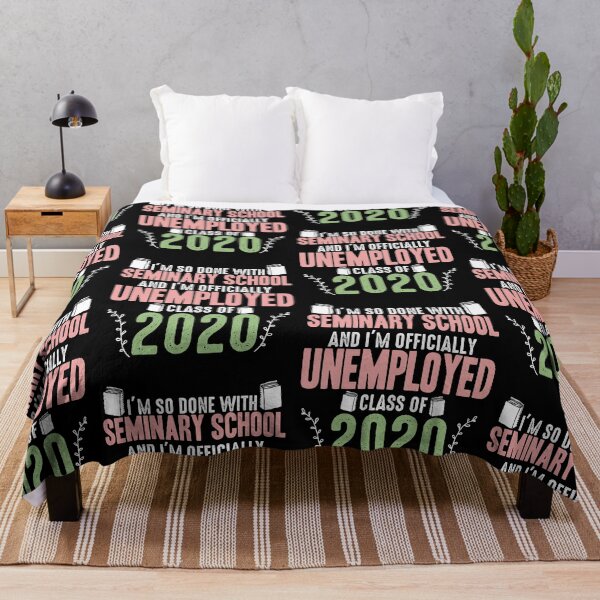 Item preview, I'm So Done With Seminary School and Officially Unemployed designed and sold by EdifyEra.