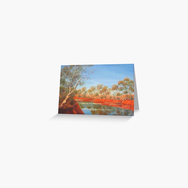 "Outback Creek" Greeting Card