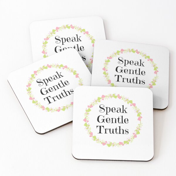 Item preview, Gentle Truths Cute Funny Gift Sarcastic Happy Fun Introvert Awkward Geek Hipster Silly Inspirational Motivational Birthday Present T-Shirt designed and sold by EpsilonEridani.
