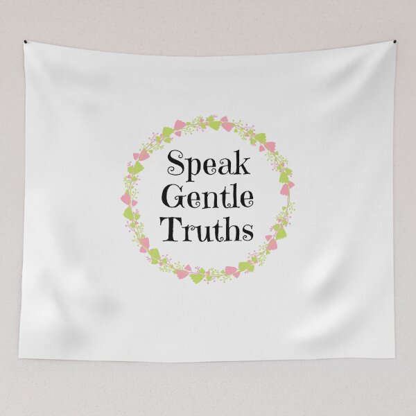 Item preview, Gentle Truths Cute Funny Gift Sarcastic Happy Fun Introvert Awkward Geek Hipster Silly Inspirational Motivational Birthday Present T-Shirt designed and sold by EpsilonEridani.