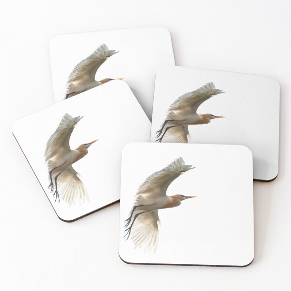 Item preview, Cattle Egret in Flight (III) designed and sold by DonMc.