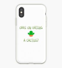 Odds on eating a cactus? iPhone Case