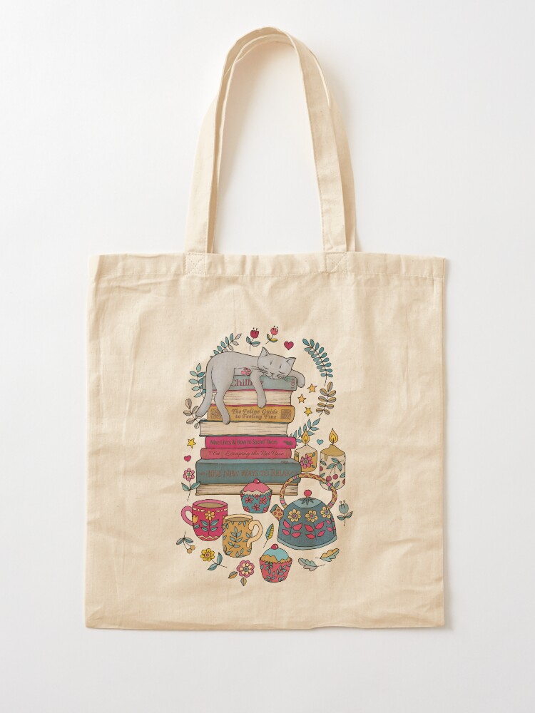 Alternate view of How to Hygge Like a Cat Tote Bag