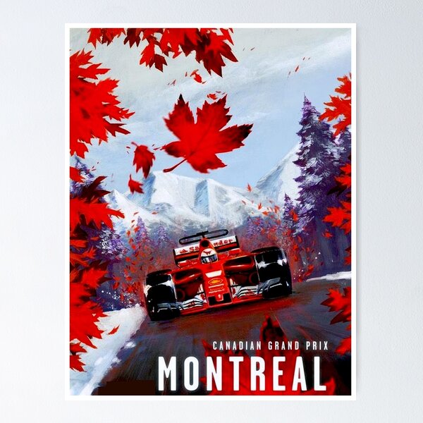 Item preview, CANADIAN GRAND PRIX : Vintage Montreal Auto Racing Advertising Print designed and sold by posterbobs.