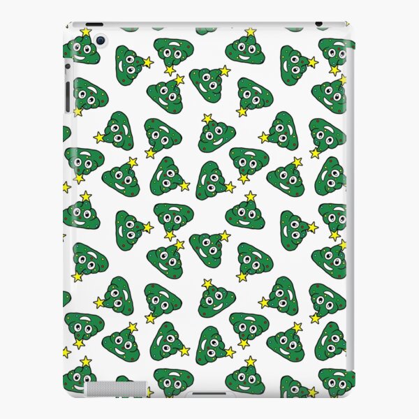 Funda Y Vinilo Para Ipad Christmas Tree Poo Emoji Feo Diseno De Sueter Navideno De B0red Redbubble