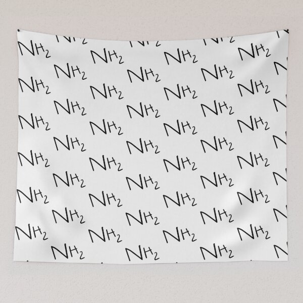 Item preview, nh2 amino group structural formula chemistry graphic designed and sold by KleinJenny.