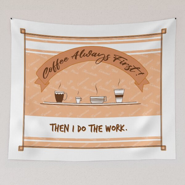 Item preview, Coffee Always First designed and sold by SoulArtLove.