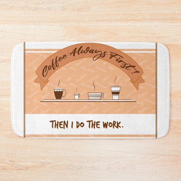 Item preview, Coffee Always First designed and sold by SoulArtLove.