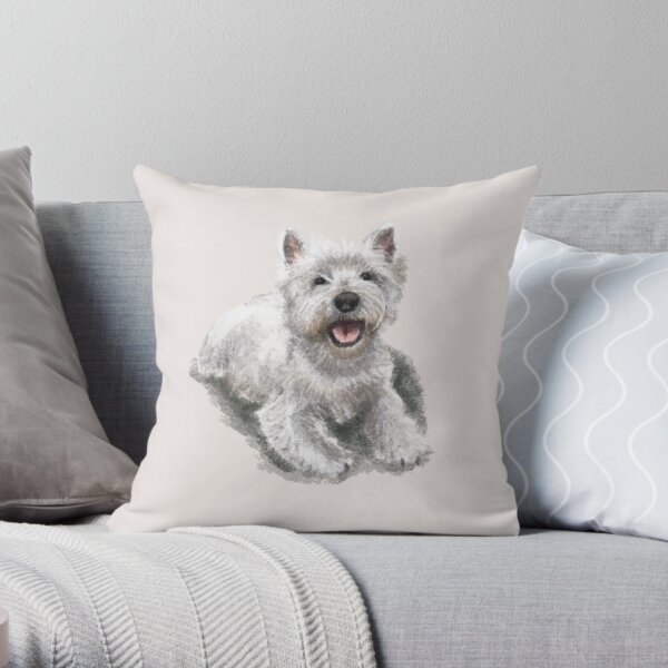 The West Highland Terrier Throw Pillow