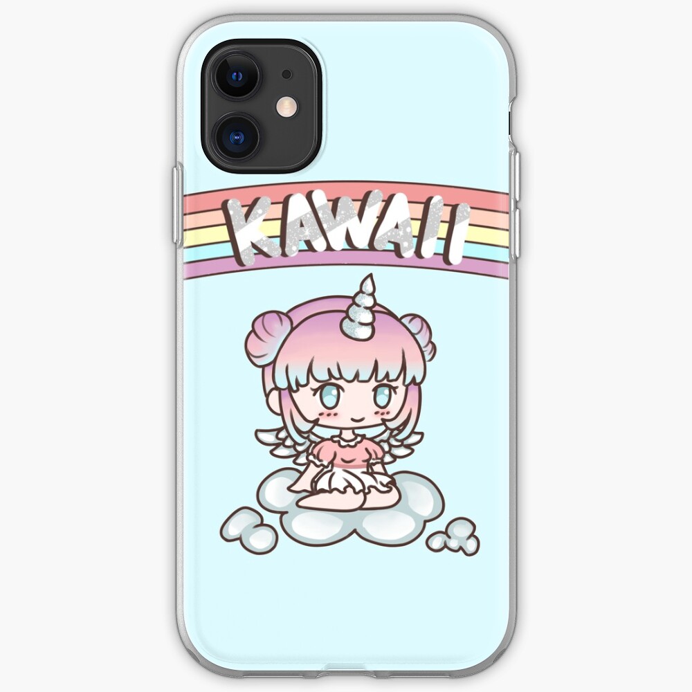 "Kawaii Unicorn Girl" iPhone Case & Cover by MagykalMystique Redbubble