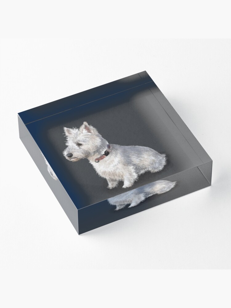 Alternate view of The West Highland Terrier Acrylic Block