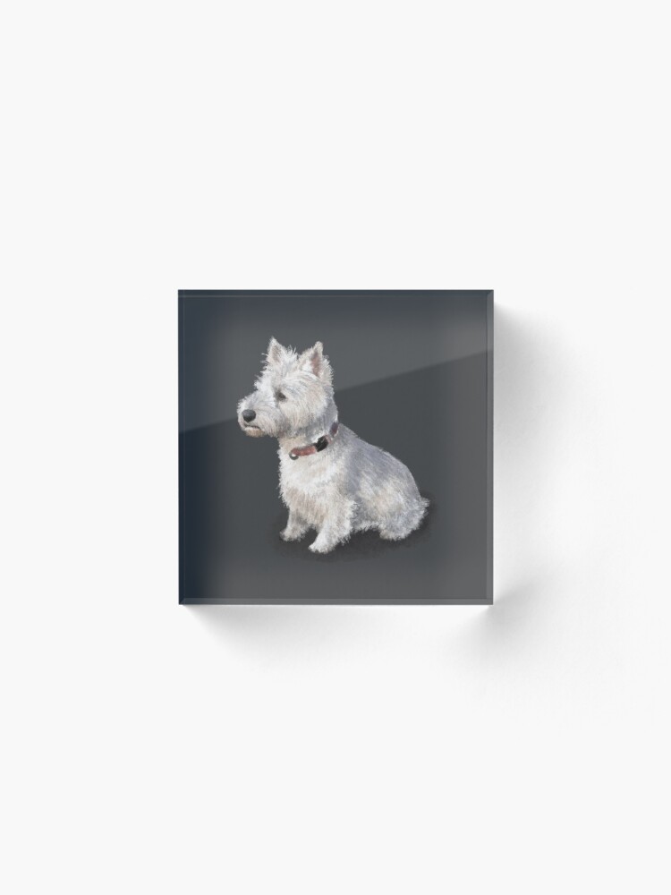 Alternate view of The West Highland Terrier Acrylic Block
