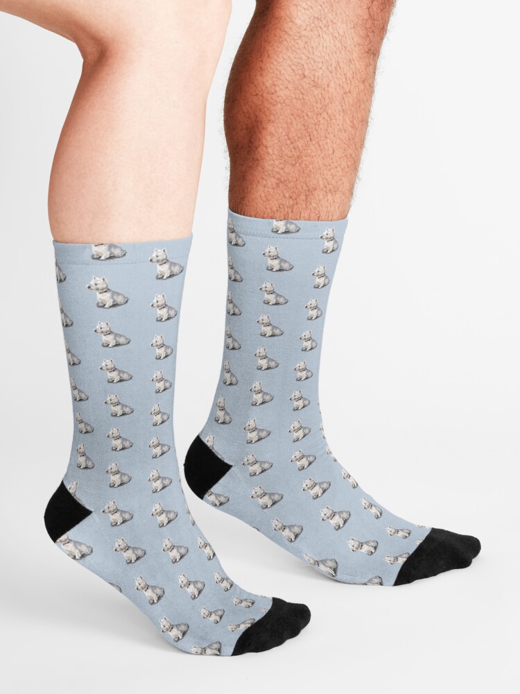 Alternate view of The West Highland Terrier Socks