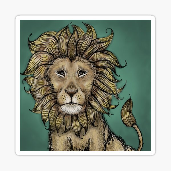 Leo the Lion Sticker