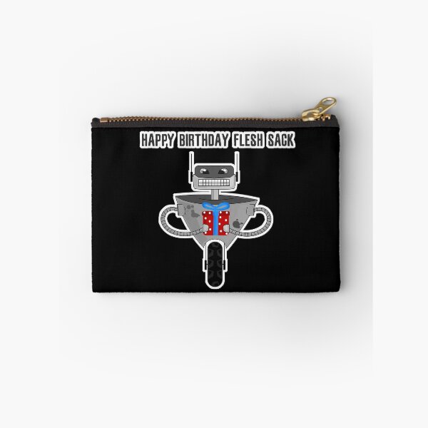 Item preview, Happy birthday flesh sack - funny robot designed and sold by Kam-designs.