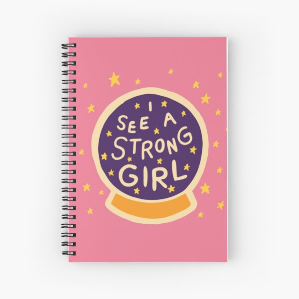 I See A Strong Girl Spiral Notebook