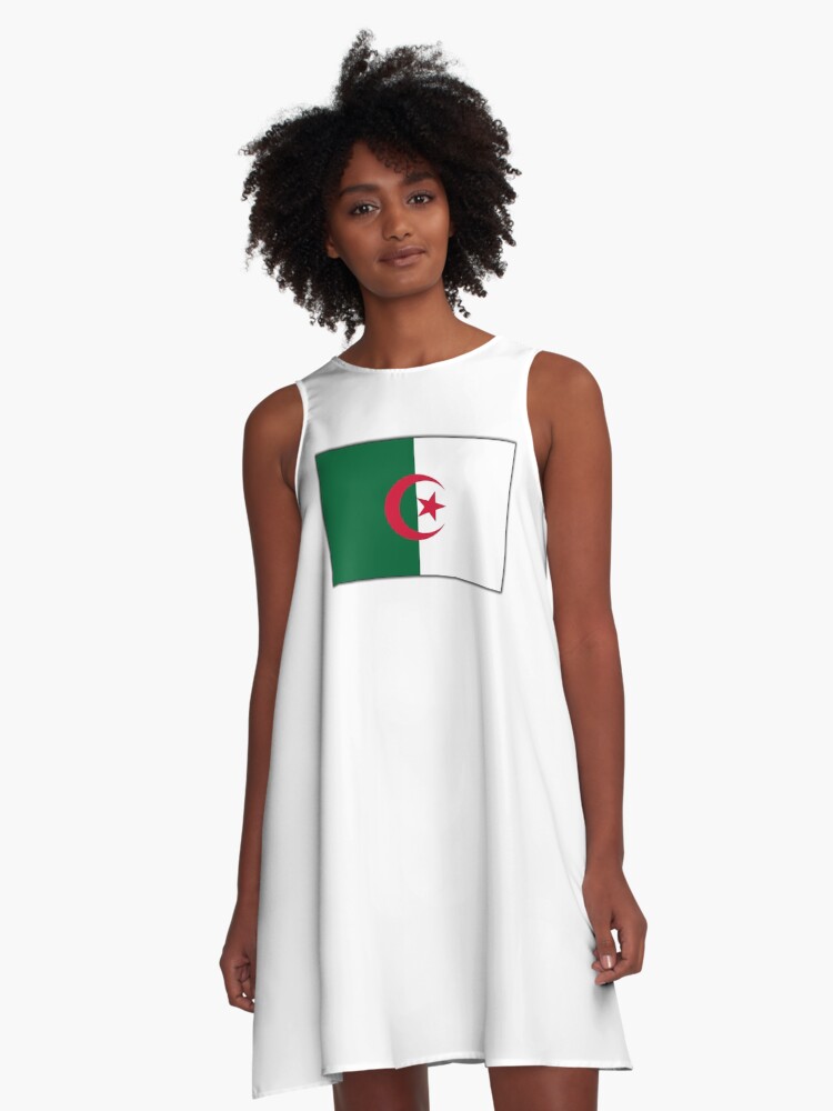 Algerien Algerische Flagge A Linien Kleid Von Tomsredbubble Redbubble