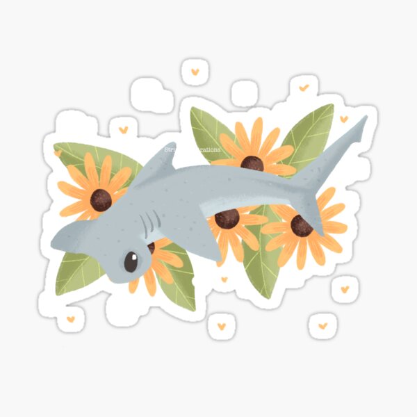 Hammer Head Shark Sticker
