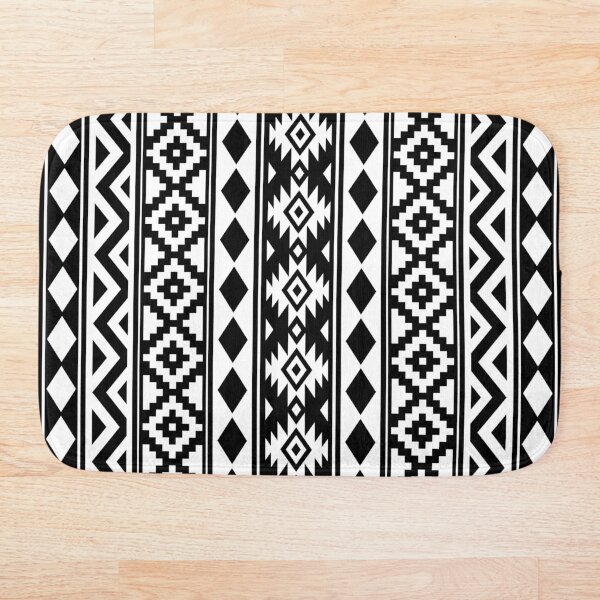 Item preview, Aztec Essence Pattern IIIb White & Black designed and sold by NataliePaskell.