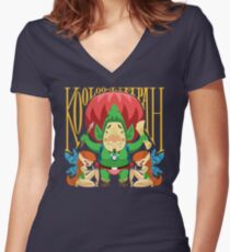 Tingle Women's Fitted V-Neck T-Shirt