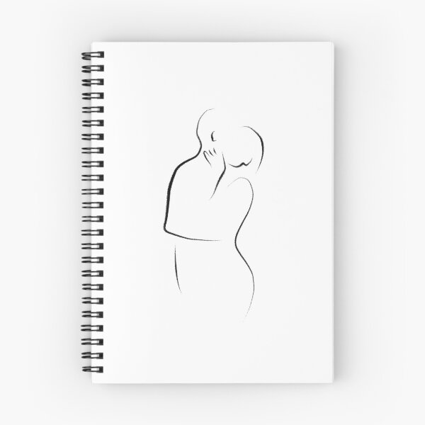 Item preview, embrace // line art designed and sold by LLCRG.