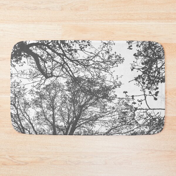 Item preview, Forest background with grey tree branches silhouette designed and sold by by-jwp.