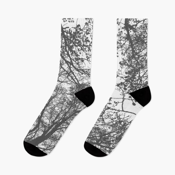Item preview, Forest background with grey tree branches silhouette designed and sold by by-jwp.