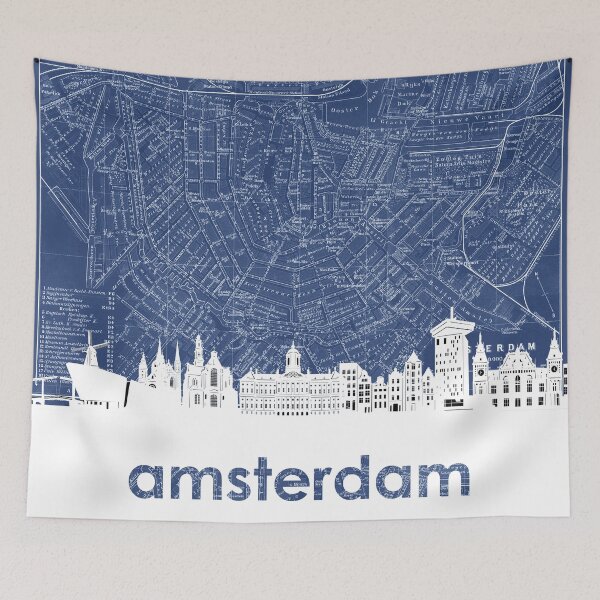 Item preview, amsterdam skyline designed and sold by BekimART.