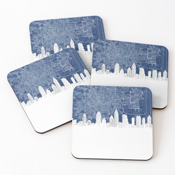 Item preview, atlanta skyline designed and sold by BekimART.