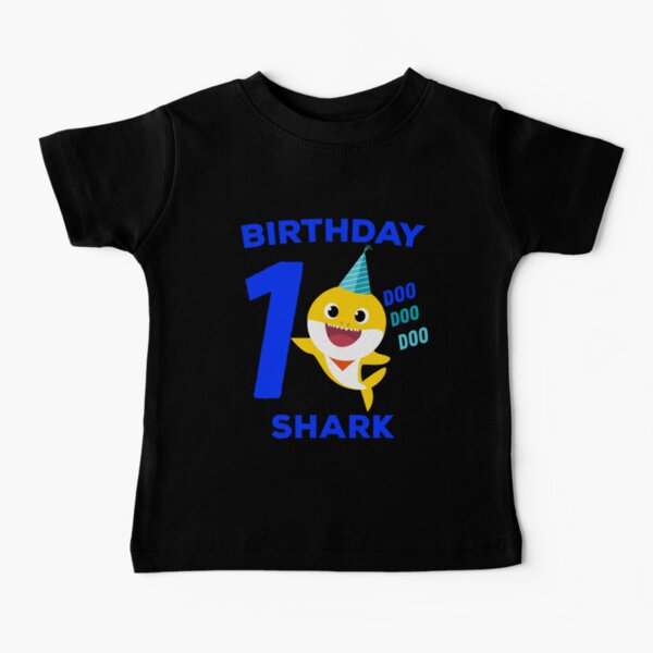 1st Birthday Baby Shark Shirt Ideas