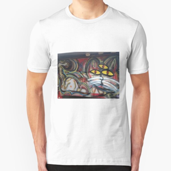 3rd eye kitty Slim Fit T-Shirt