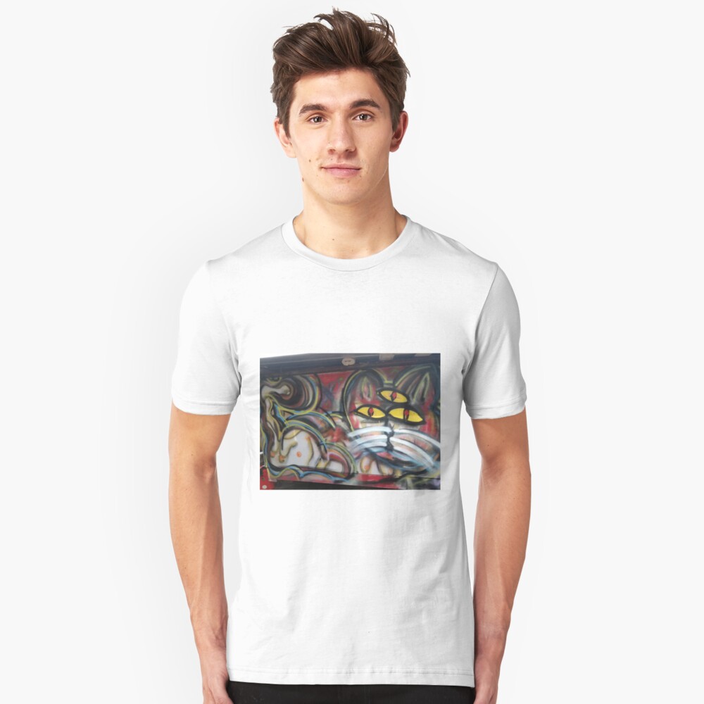 3rd eye kitty Slim Fit T-Shirt