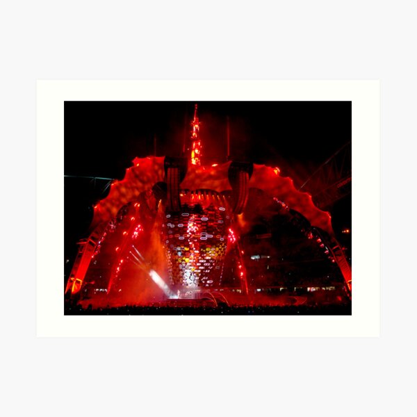 Concert Series - The Claw Art Print
