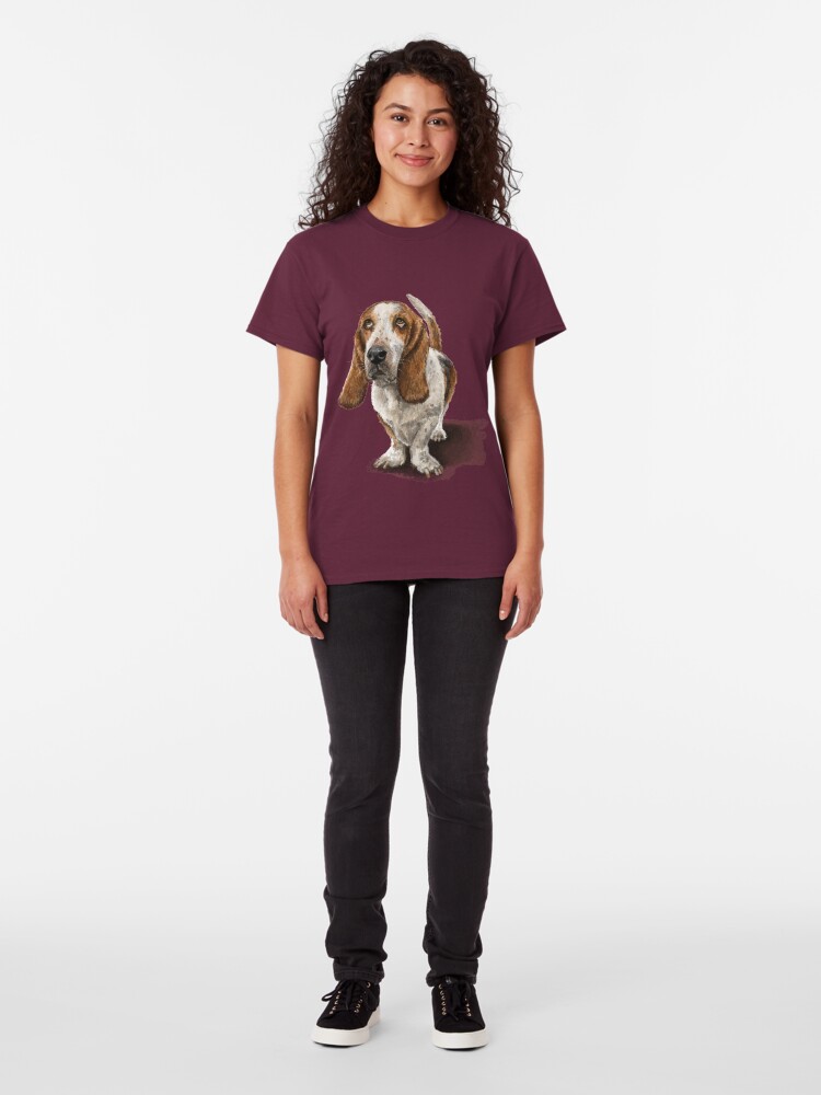 Alternate view of The Basset Hound Dog Classic T-Shirt
