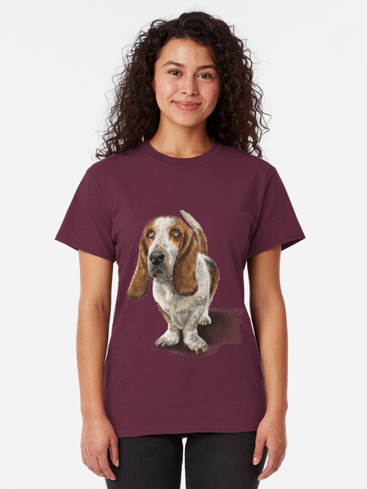 Alternate view of The Basset Hound Dog Classic T-Shirt