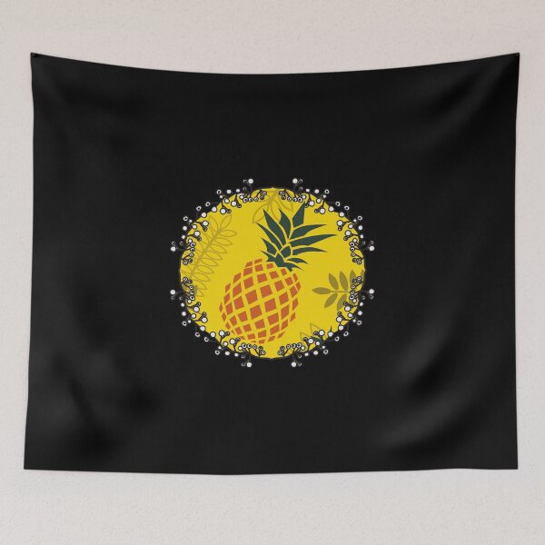 Item preview, Pineapple Christmas Wreath - Tropical Holiday designed and sold by CreateWhite.